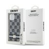 DKNY DKHMP15MHCPTSK iPhone 15 Plus /14 Plus 6.7 czarny/black hardcase IML Checkered Mono Pattern & Printed Stripes MagSafe
